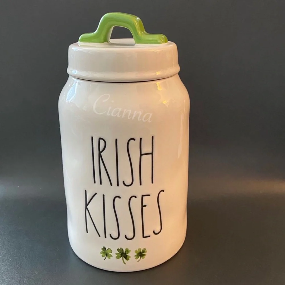 Rae Dunn Irish Kisses Canister